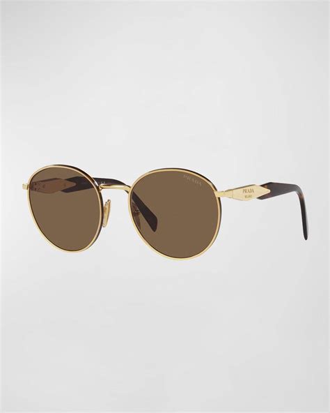 Prada 56ZS Round Sunglasses .